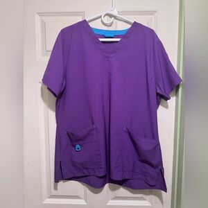 Purple Women's scrub Top